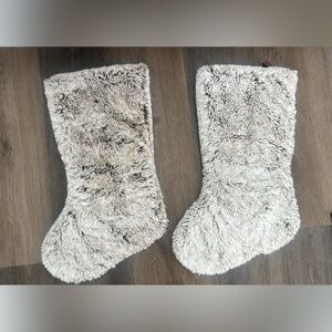 Brown Plush and Fluffy Stockings